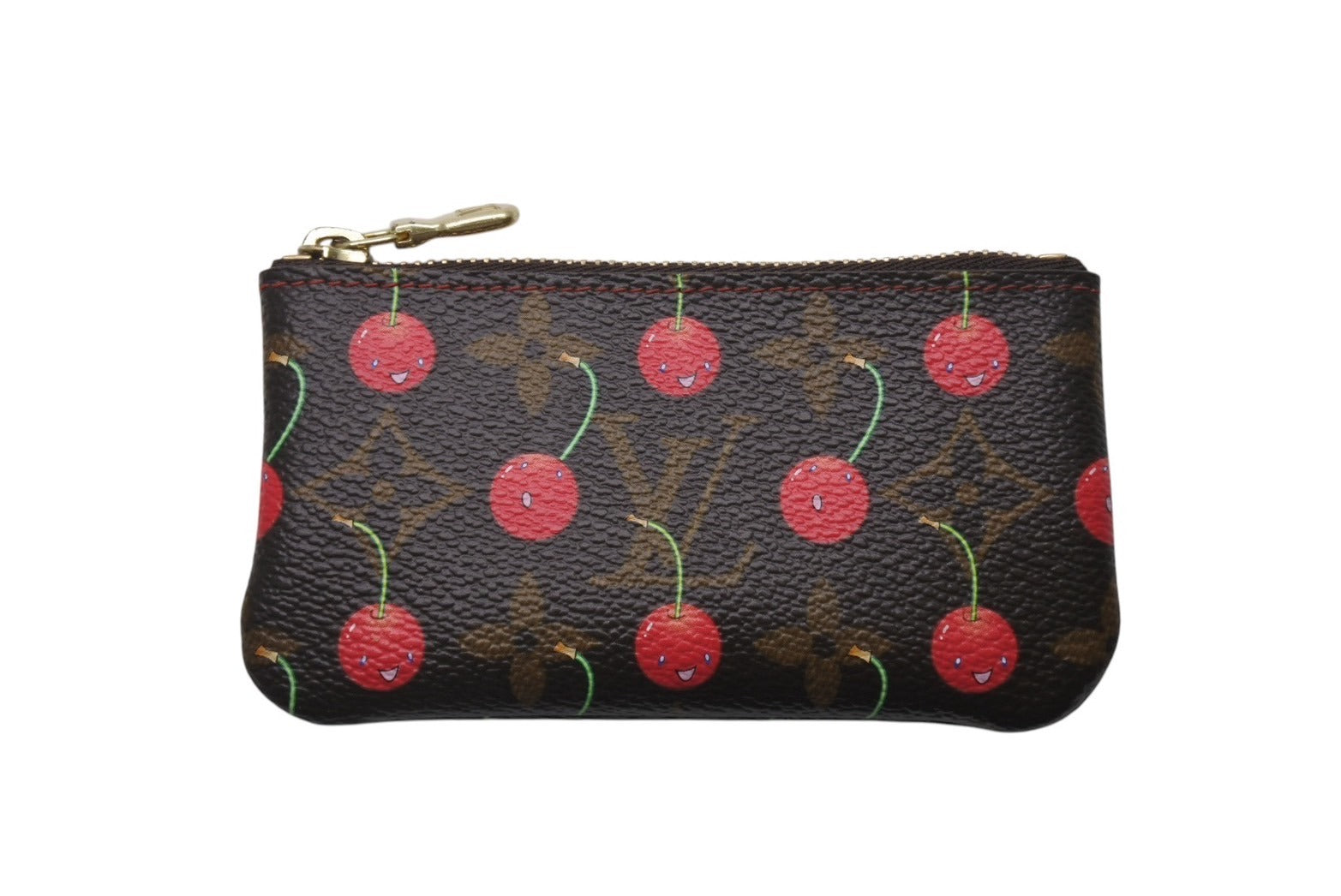 こんこんLOUIS VUITTON モノグラム チェリー ケース 極美品 LOUIS VUITTON ルイヴィトン モノグラム チェリー ポシェット