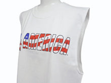 Load image into Gallery viewer, WWE プロレス World Wrestling Entertaiment Hulk Hogan ハルクホーガン Mr.America タンクトップ サイズM ホワイト 2003年 美品 中古 4b004983