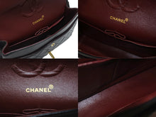 Load image into Gallery viewer, 極美品 CHANEL シャネル マトラッセ 25 Wフラップ Wチェーンショルダーバッグ 5番台 ラムスキン ココマーク ブラック ゴールド金具 中古 4b005044