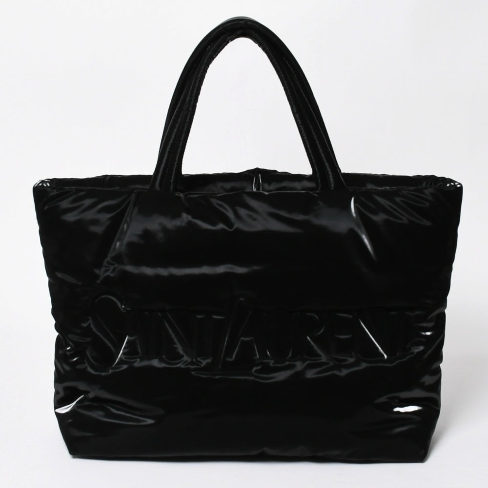 極美品 SAINT LAURENT PARIS サンローランパリ トートバッグ ハンドバッグ レザー GUE756269 ブラック 4a005354
