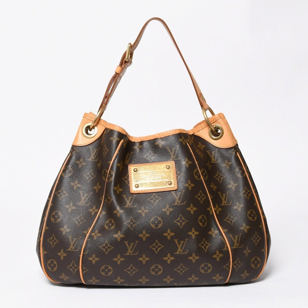 LOUIS VUITTON ルイヴィトン ガリエラPM モノグラム ハンドバッグ ホワイト M56382 PVC レザー 美品 中古 4a000600