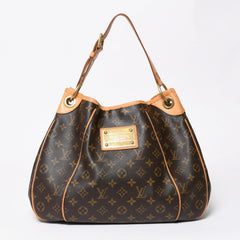 LOUIS VUITTON Galliera PM Monogram Handbag White M56382 PVC Leather Good Condition Used 4a000600