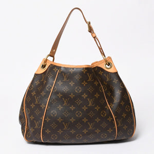 LOUIS VUITTON Galliera PM Monogram Handbag White M56382 PVC Leather Good Condition Used 4a000600