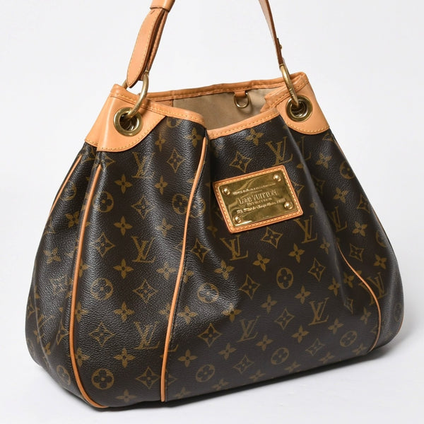 LOUIS VUITTON Galliera PM Monogram Handbag White M56382 PVC Leather Good Condition Used 4a000600