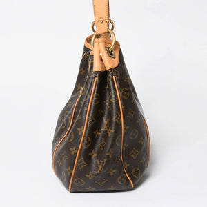 LOUIS VUITTON Galliera PM Monogram Handbag White M56382 PVC Leather Good Condition Used 4a000600