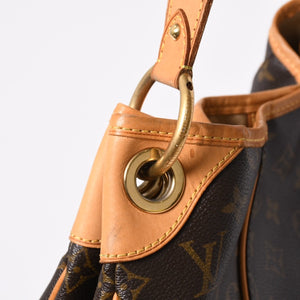 LOUIS VUITTON Galliera PM Monogram Handbag White M56382 PVC Leather Good Condition Used 4a000600
