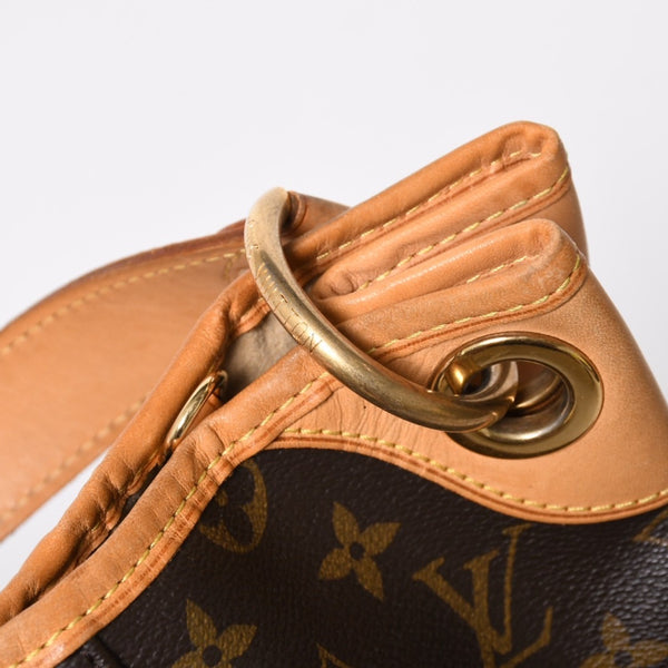 LOUIS VUITTON Galliera PM Monogram Handbag White M56382 PVC Leather Good Condition Used 4a000600