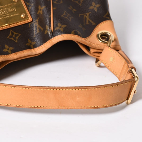 LOUIS VUITTON Galliera PM Monogram Handbag White M56382 PVC Leather Good Condition Used 4a000600