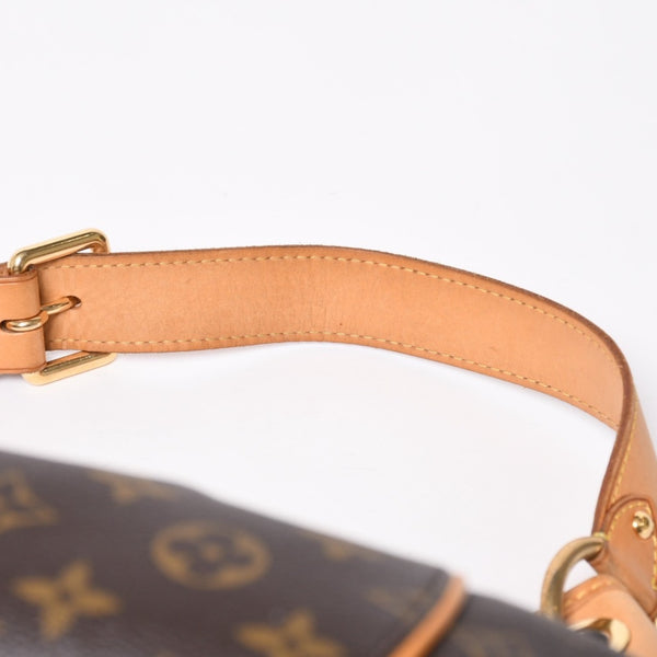 LOUIS VUITTON Galliera PM Monogram Handbag White M56382 PVC Leather Good Condition Used 4a000600