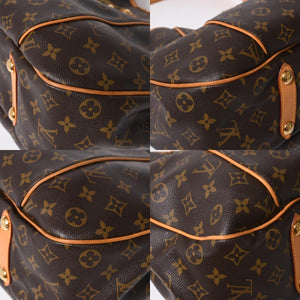 LOUIS VUITTON Galliera PM Monogram Handbag White M56382 PVC Leather Good Condition Used 4a000600