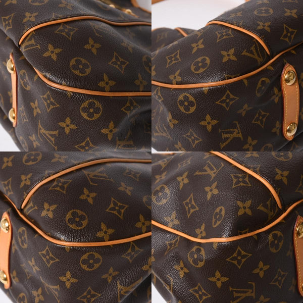 LOUIS VUITTON Galliera PM Monogram Handbag White M56382 PVC Leather Good Condition Used 4a000600