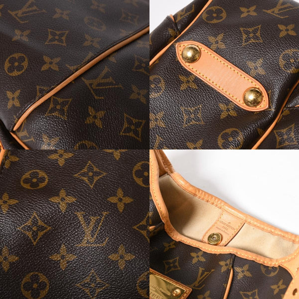 LOUIS VUITTON Galliera PM Monogram Handbag White M56382 PVC Leather Good Condition Used 4a000600