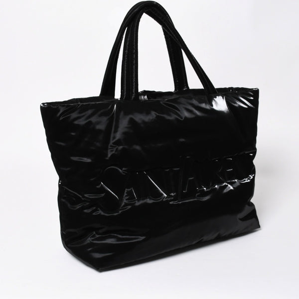 Very Good Condition SAINT LAURENT PARIS Saint Laurent Paris Tote Bag Handbag Leather GUE756269 Black 4a005354