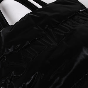 Very Good Condition SAINT LAURENT PARIS Saint Laurent Paris Tote Bag Handbag Leather GUE756269 Black 4a005354