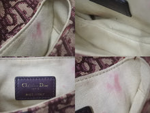Load image into Gallery viewer, 極美品 Christian Dior クリスチャンディオール ハンドバッグ オブリーク ミニ サドルバッグ トロッター レッド 05-RU-1128 中古 4b000063