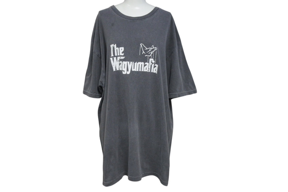 WAGYU MAFIA Official World Tour Short Sleeve T-Shirt Godfather Logo Sampling Size XL Good Used 4b000654