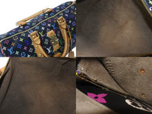 画像をギャラリービューアに読み込む, 極美品 ルイヴィトン LOUIS VUITTON キーポル45 ボストンバッグ ブラック 村上隆 マルチカラー ブラック M92640 中古 4b000067