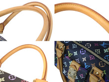画像をギャラリービューアに読み込む, 極美品 ルイヴィトン LOUIS VUITTON キーポル45 ボストンバッグ ブラック 村上隆 マルチカラー ブラック M92640 中古 4b000067