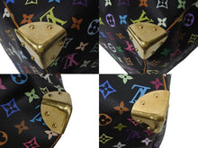 画像をギャラリービューアに読み込む, 極美品 ルイヴィトン LOUIS VUITTON キーポル45 ボストンバッグ ブラック 村上隆 マルチカラー ブラック M92640 中古 4b000067