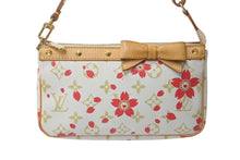 Load image into Gallery viewer, 極美品 LOUIS VUITTON ルイヴィトン ポシェットアクセソワール チェリーブロッサム 村上隆コラボ M92008 ゴールド金具 中古 4b000068