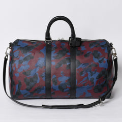新品同様 LOUIS VUITTON ルイヴィトン ダミエコバルト カモフラージュ キーポル バンドリエール45 N41513 中古 4a000701