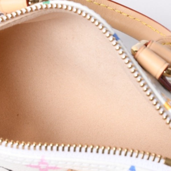 Like new LOUIS VUITTON Nano Speedy Handbag M13391 Monogram Multicolor White Takashi Murakami Used 4a000704