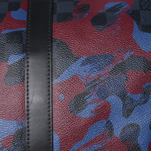 新品同様 LOUIS VUITTON ルイヴィトン ダミエコバルト カモフラージュ キーポル バンドリエール45 N41513 中古 4a000701