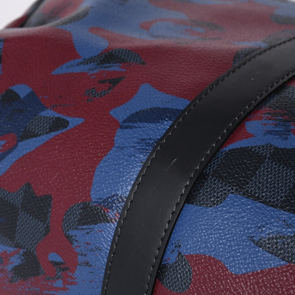 新品同様 LOUIS VUITTON ルイヴィトン ダミエコバルト カモフラージュ キーポル バンドリエール45 N41513 中古 4a000701