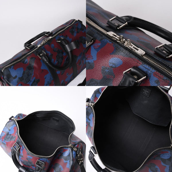 新品同様 LOUIS VUITTON ルイヴィトン ダミエコバルト カモフラージュ キーポル バンドリエール45 N41513 中古 4a000701