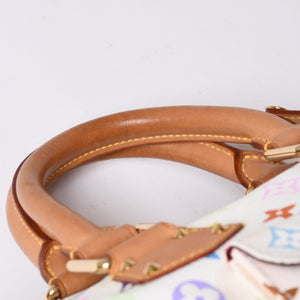 LOUIS VUITTON Speedy 30 Handbag M92643 Monogram Multicolor Takashi Murakami White Good Condition Used 4a000814