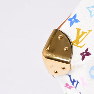 LOUIS VUITTON Speedy 30 Handbag M92643 Monogram Multicolor Takashi Murakami White Good Condition Used 4a000814