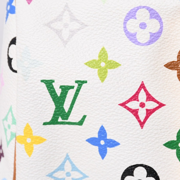 LOUIS VUITTON Speedy 30 Handbag M92643 Monogram Multicolor Takashi Murakami White Good Condition Used 4a000814