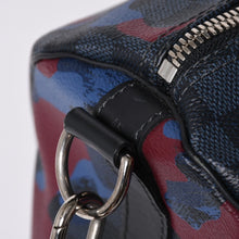 画像をギャラリービューアに読み込む, 新品同様 LOUIS VUITTON ルイヴィトン ダミエコバルト カモフラージュ キーポル バンドリエール45 N41513 中古 4a000701