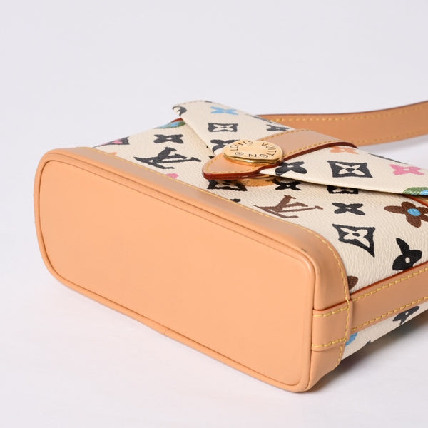 極美品 LOUIS VUITTON ルイヴィトン タイラー モノグラムクラギー エンベロップ ウェアラブル ウォレット クリーム M83346 中古 4a000703