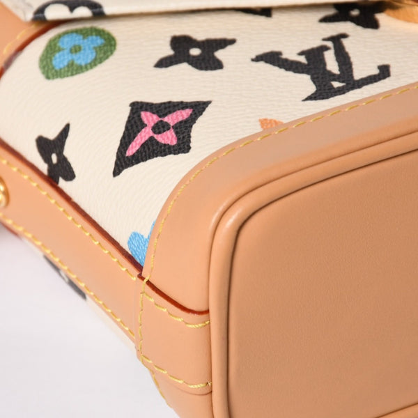 極美品 LOUIS VUITTON ルイヴィトン タイラー モノグラムクラギー エンベロップ ウェアラブル ウォレット クリーム M83346 中古 4a000703