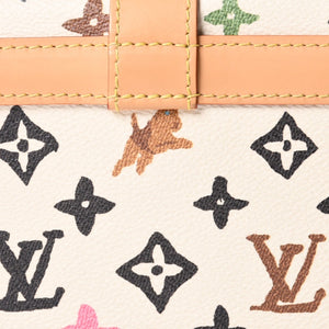 極美品 LOUIS VUITTON ルイヴィトン タイラー モノグラムクラギー エンベロップ ウェアラブル ウォレット クリーム M83346 中古 4a000703