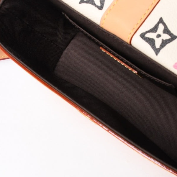 極美品 LOUIS VUITTON ルイヴィトン タイラー モノグラムクラギー エンベロップ ウェアラブル ウォレット クリーム M83346 中古 4a000703