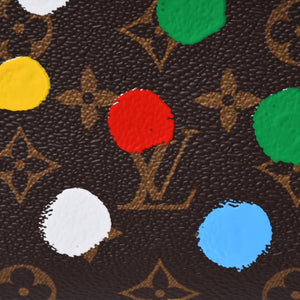 新品同様品 LOUIS VUITTON ルイヴィトン オンサゴーPM 草間彌生 M46380 モノグラム ハンドバッグ ショルダーバッグ 2way 中古 4a007157