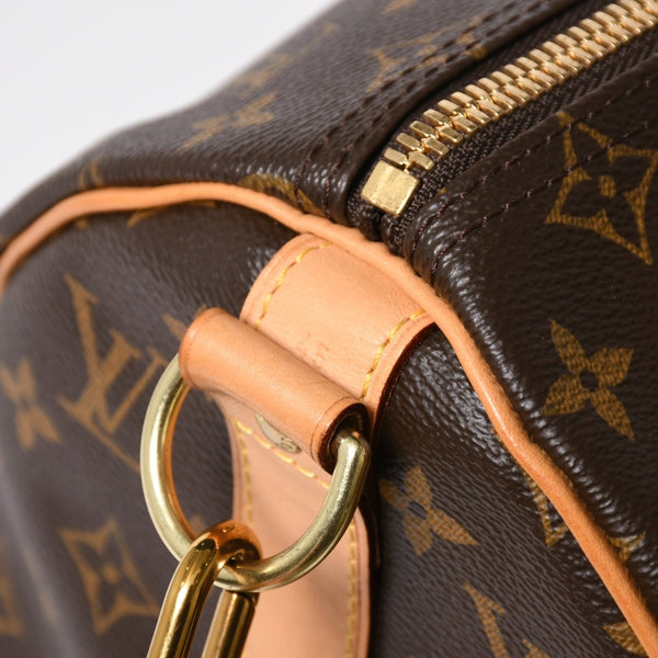 極美品 LOUIS VUITTON ルイヴィトン ボストンバッグ キーポルバンドリエール45 モノグラム M41418 ブラウン ゴールド金具 中古 4a007153