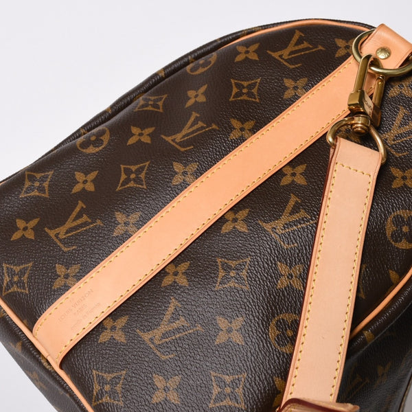極美品 LOUIS VUITTON ルイヴィトン ボストンバッグ キーポルバンドリエール45 モノグラム M41418 ブラウン ゴールド金具 中古 4a007153