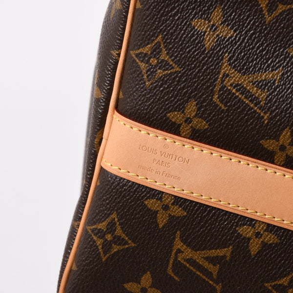 極美品 LOUIS VUITTON ルイヴィトン ボストンバッグ キーポルバンドリエール45 モノグラム M41418 ブラウン ゴールド金具 中古 4a007153