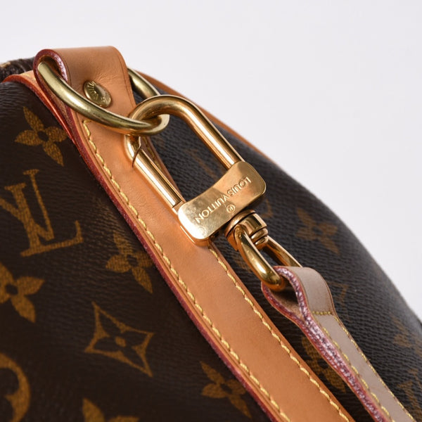 極美品 LOUIS VUITTON ルイヴィトン ボストンバッグ キーポルバンドリエール45 モノグラム M41418 ブラウン ゴールド金具 中古 4a007153