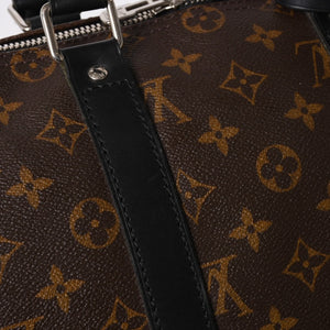極美品 LOUIS VUITTON ルイヴィトン ボストンバッグ キーポルバンドリエール45 モノグラム M41418 ブラウン ゴールド金具 中古 4a007153