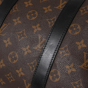 極美品 LOUIS VUITTON ルイヴィトン ボストンバッグ キーポルバンドリエール45 モノグラム M41418 ブラウン ゴールド金具 中古 4a007153