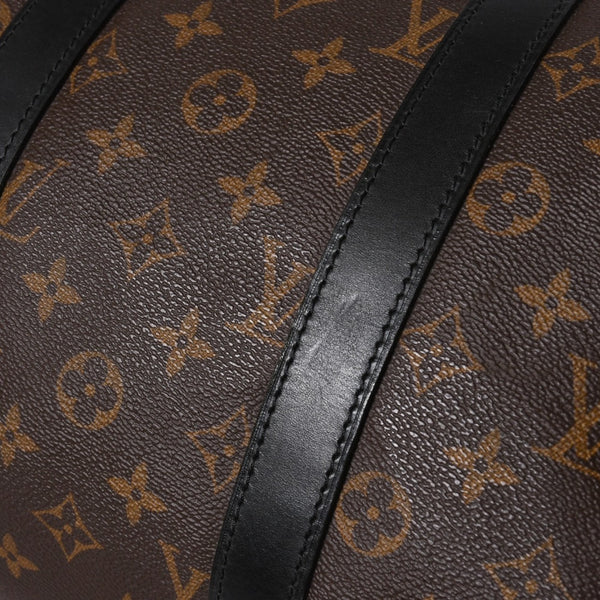 極美品 LOUIS VUITTON ルイヴィトン ボストンバッグ キーポルバンドリエール45 モノグラム M41418 ブラウン ゴールド金具 中古 4a007153