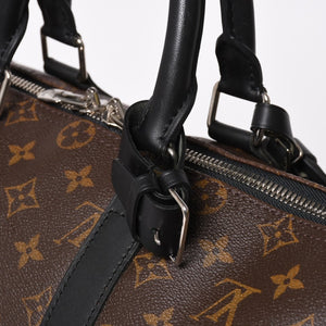極美品 LOUIS VUITTON ルイヴィトン ボストンバッグ キーポルバンドリエール45 モノグラム M41418 ブラウン ゴールド金具 中古 4a007153