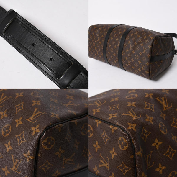 極美品 LOUIS VUITTON ルイヴィトン ボストンバッグ キーポルバンドリエール45 モノグラム M41418 ブラウン ゴールド金具 中古 4a007153