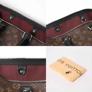 極美品 LOUIS VUITTON ルイヴィトン ボストンバッグ キーポルバンドリエール45 モノグラム M41418 ブラウン ゴールド金具 中古 4a007153