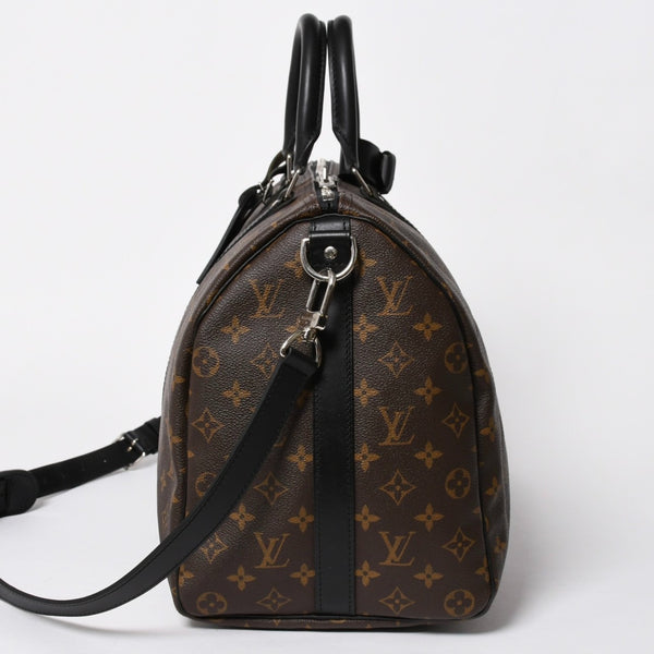 極美品 LOUIS VUITTON ルイヴィトン ボストンバッグ キーポルバンドリエール45 モノグラム M41418 ブラウン ゴールド金具 中古 4a007153