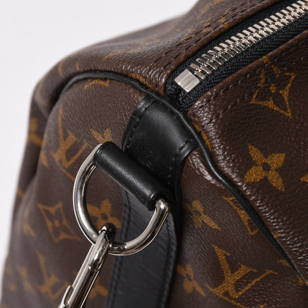 極美品 LOUIS VUITTON ルイヴィトン ボストンバッグ キーポルバンドリエール45 モノグラム M41418 ブラウン ゴールド金具 中古 4a007153